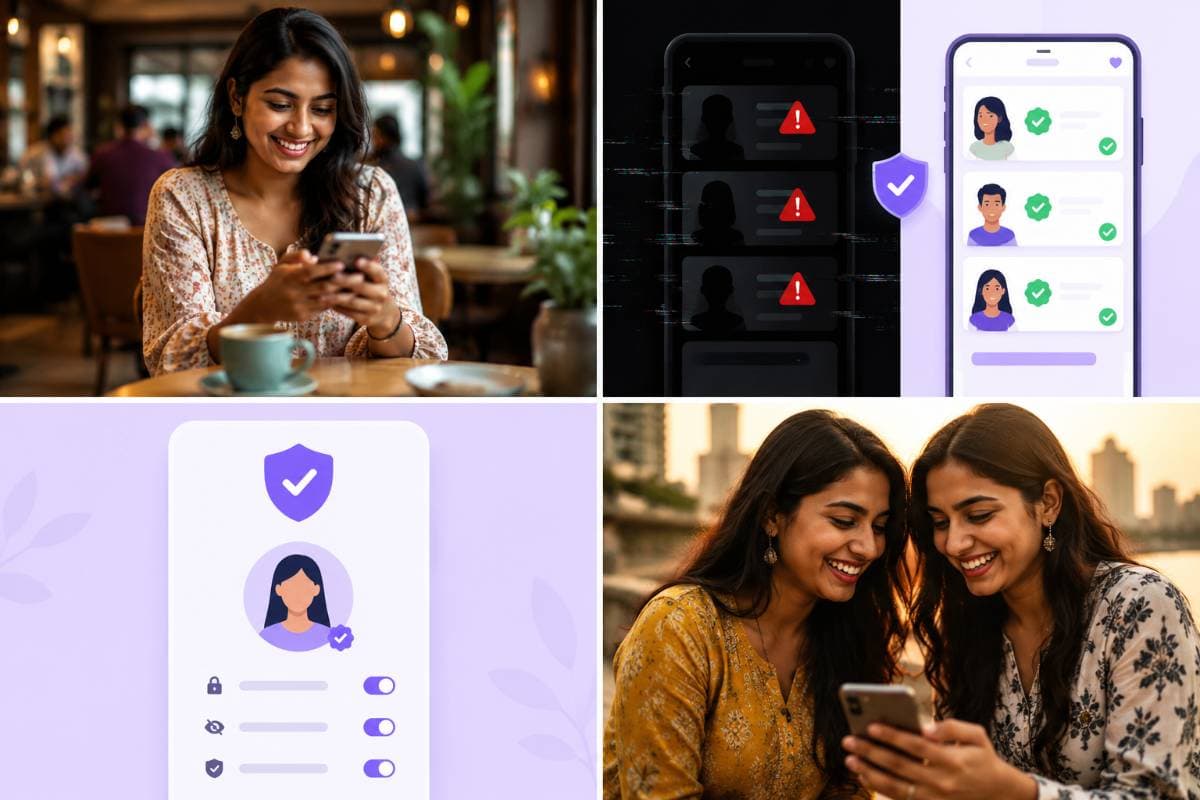 Safe Dating Apps for Women in India 2026 — No Fake Profiles | TrueBondr Safe Dating Apps for Women in India 2026 — No Fake Profiles | TrueBondr