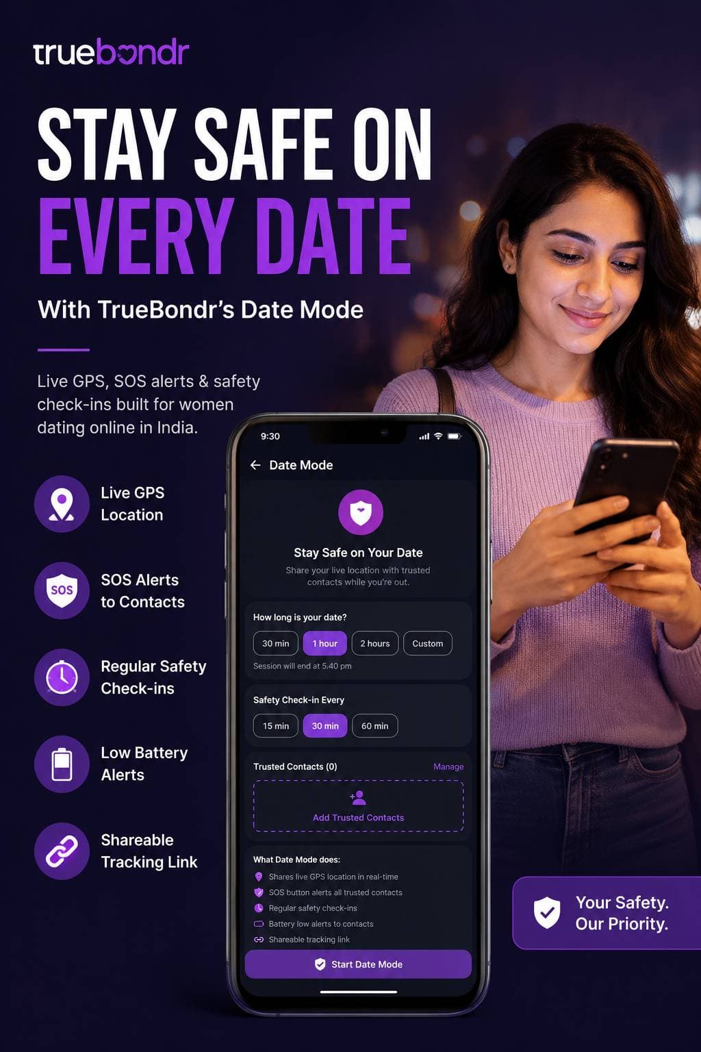 Safest Dating Apps in India for Women (2026) — Your Complete Safety Guide Safest Dating Apps in India for Women (2026) — Your Complete Safety Guide