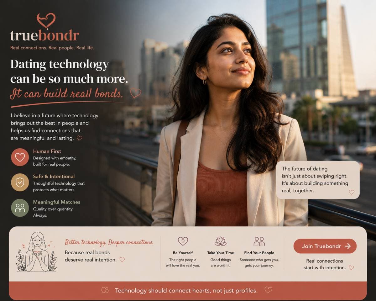The Future of Dating Apps in India for Women — What's Changing in 2026 | TrueBondr The Future of Dating Apps in India for Women — What's Changing in 2026 | TrueBondr