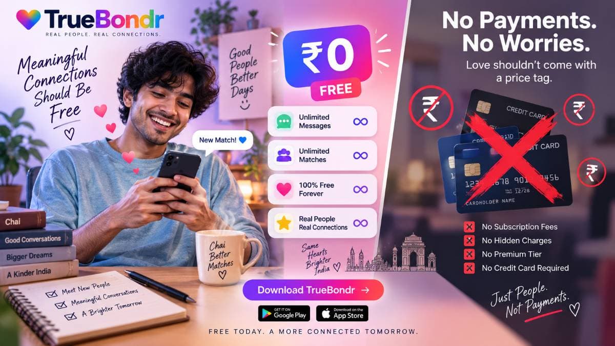 Best Free Dating Apps in India 2026 - No Payment, No Hidden Charges Best Free Dating Apps in India 2026 - No Payment, No Hidden Charges