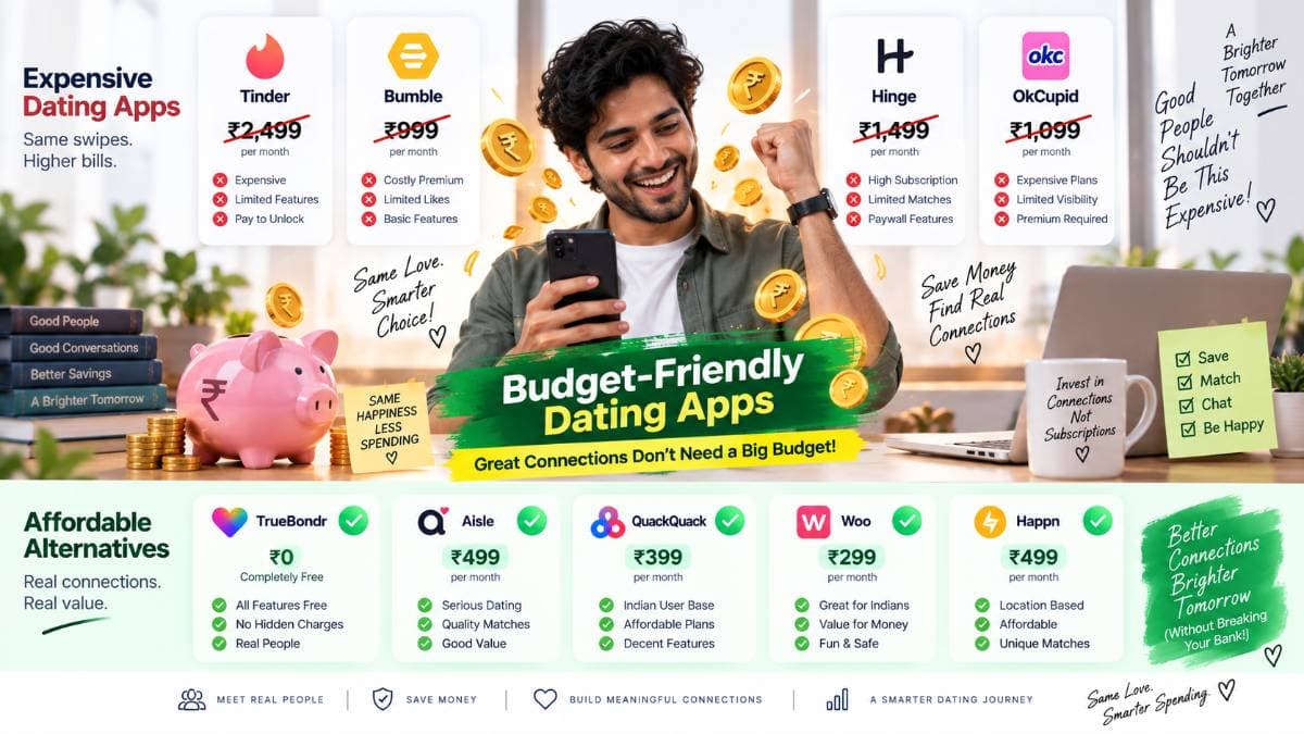 Best Cheap Dating Apps in India 2026 - Affordable Plans Under Rs 500 Best Cheap Dating Apps in India 2026 - Affordable Plans Under Rs 500
