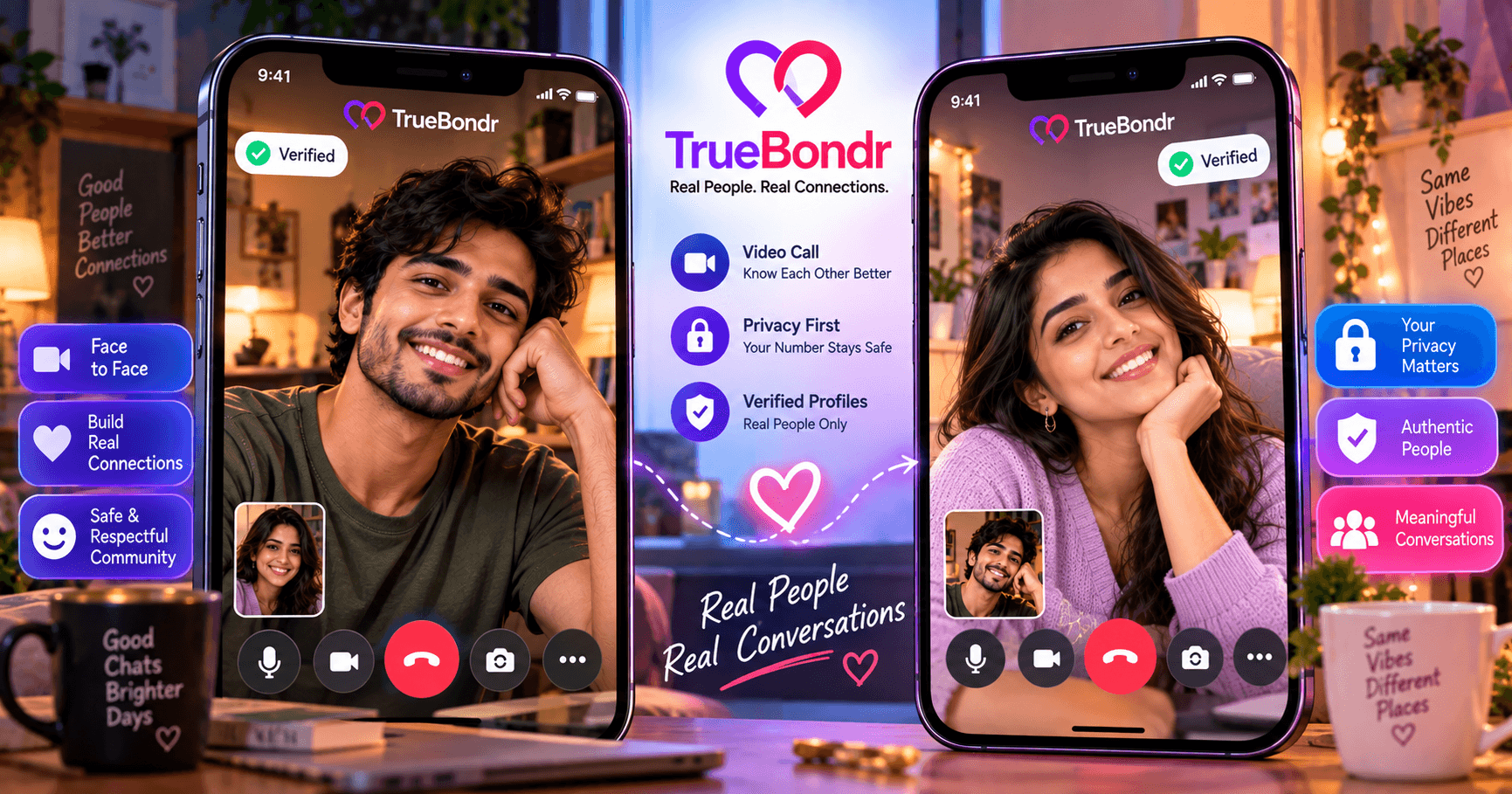 Dating Apps with Video Call in India 2026 (No Phone Number Needed)